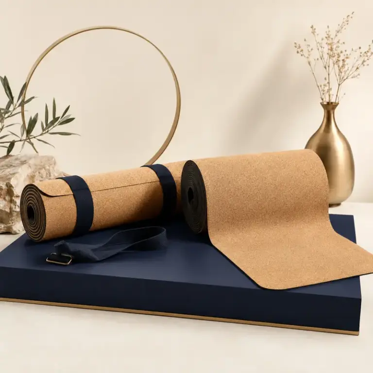 Illustrative Produktdarstellung: NAJATO Kork-Yogamatte